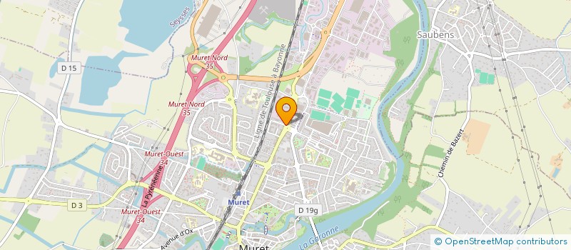 localisation de l'entreprise SARL GRAPHALIA  MURET