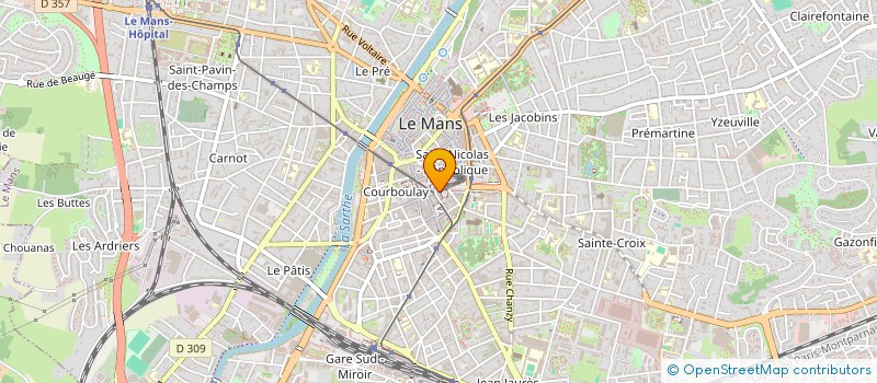 localisation de l'entreprise SARL GRAPHI-GAP  LE MANS