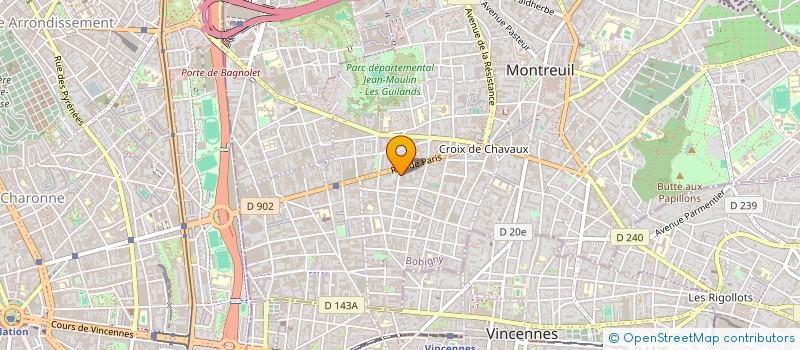 localisation de l'entreprise SARL GRAPUS à MONTREUIL
