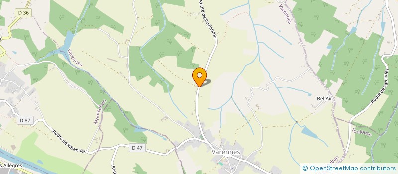 localisation de l'entreprise SARL GRAVUPLAC  VARENNES
