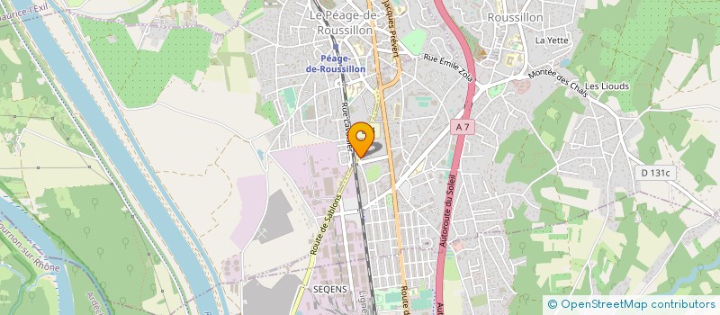 localisation de l'entreprise SARL GRAVURE TAMPOGRAPHIE SERIGRAPHIE à ROUSSILLON