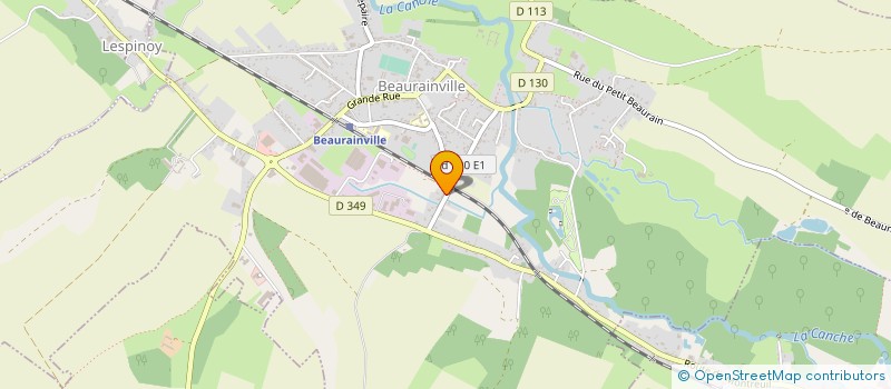 localisation de l'entreprise SARL GREBERT  BEAURAINVILLE