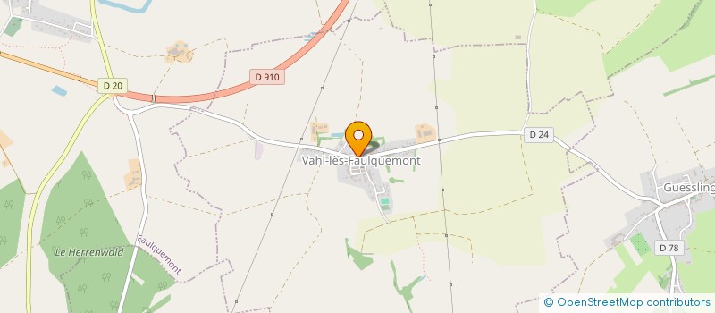 localisation de l'entreprise SARL GREFFIER à VAHL-LES-FAULQUEMONT