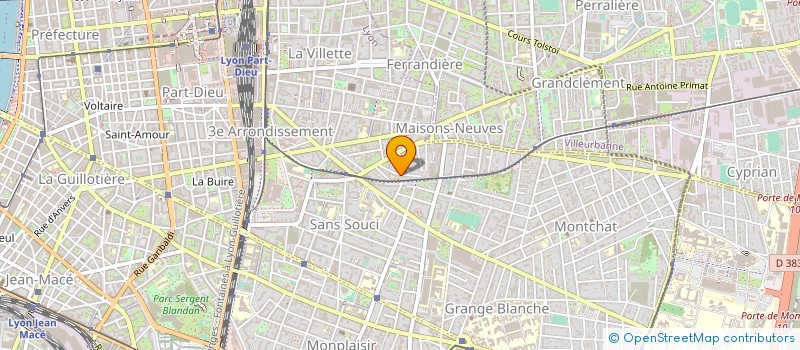 localisation de l'entreprise SARL GREGE à LYON
