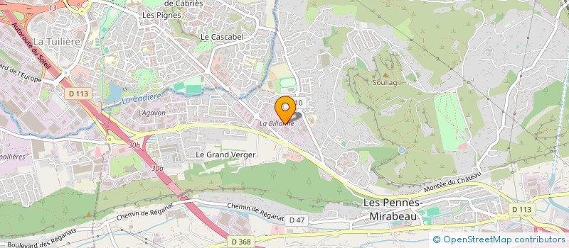 localisation de l'entreprise SARL GREGOIRE IMBERT  LES PENNES MIRABEAU