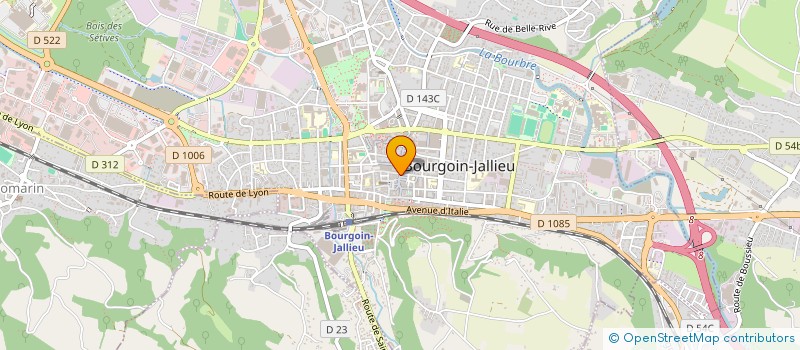 localisation de l'entreprise SARL GREGORY à BOURGOIN-JALLIEU