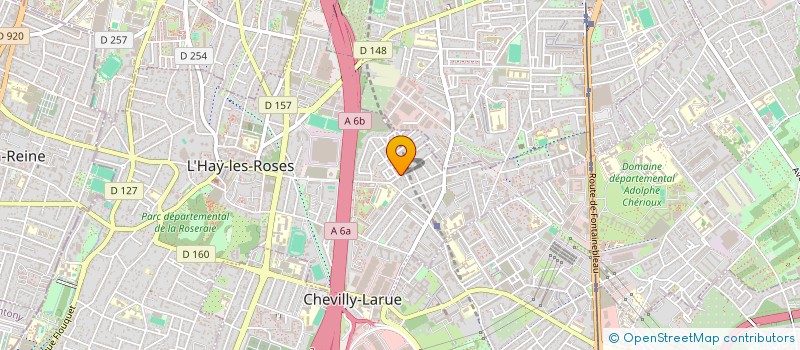 localisation de l'entreprise SARL GREGORY LATESSA  L'HAY-LES-ROSES