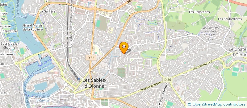 localisation de l'entreprise SARL GRELET CONSEIL & ASSOCIES à LES SABLES D'OLONNE