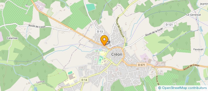 localisation de l'entreprise SARL GRELOT CARRELAGE à CREON