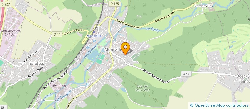 localisation de l'entreprise SARL GRENET  MONTVILLE