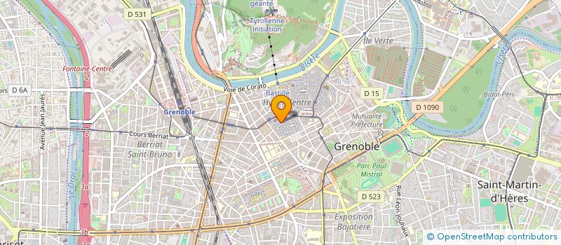 localisation de l'entreprise SARL GRENETTE EXPRESS  GRENOBLE