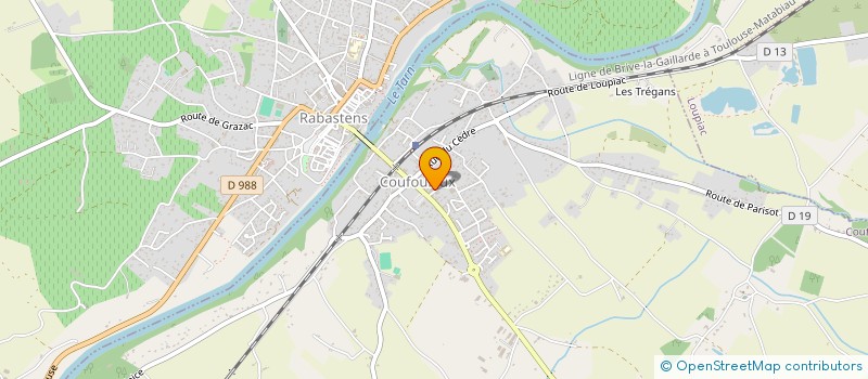 localisation de l'entreprise SARL GRENIER D'OC à RABASTENS