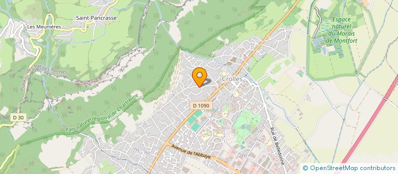 localisation de l'entreprise SARL GRESIVAUDAN FINANCEMENT CONSEIL  CROLLES