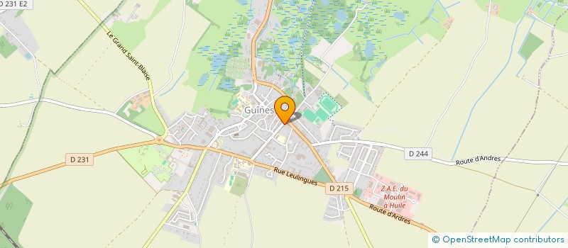 localisation de l'entreprise SARL GREVA  GUINES