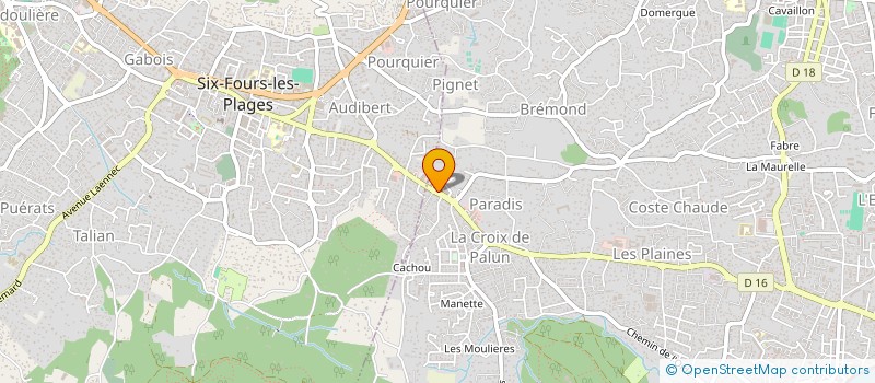 localisation de l'entreprise SARL GRG à LA SEYNE-SUR-MER