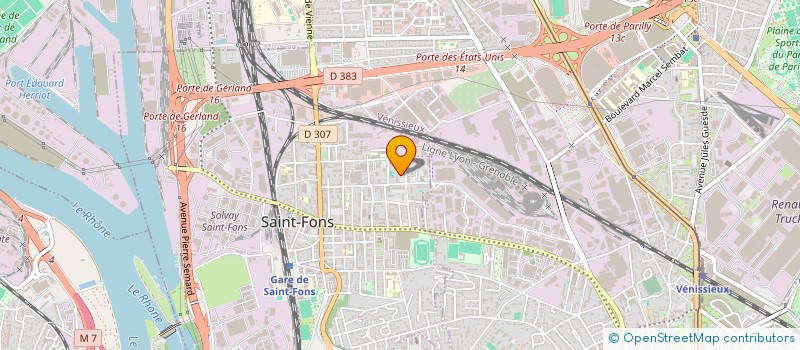 localisation de l'entreprise SARL GRICHE TRANSPORT EXPRESS à SAINT-FONS