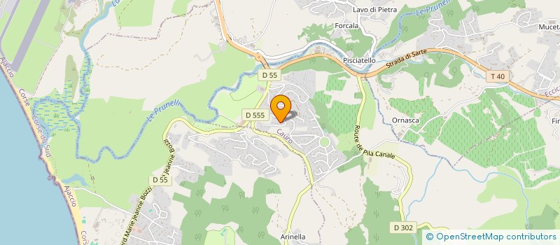 localisation de l'entreprise SARL GRIDONI à CAURO