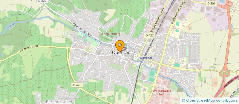 localisation de l'entreprise SARL GRIESSER OBERNAI à OBERNAI