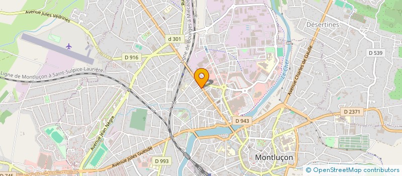 localisation de l'entreprise SARL GRIFFEES à MONTLUCON