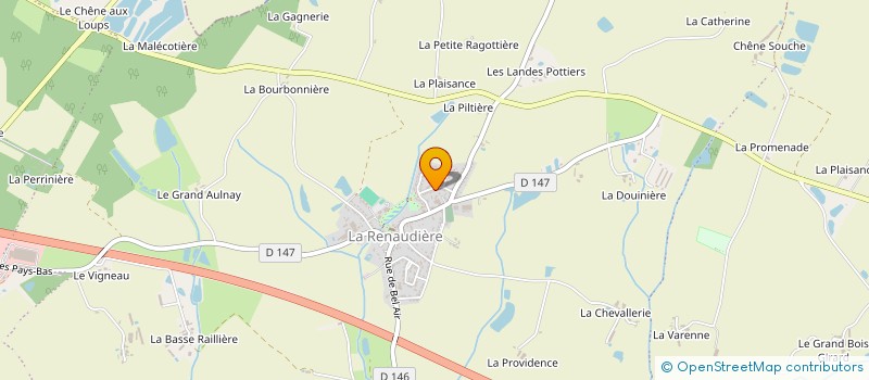 localisation de l'entreprise SARL GRIFFON  BEAUPREAU-EN-MAUGES