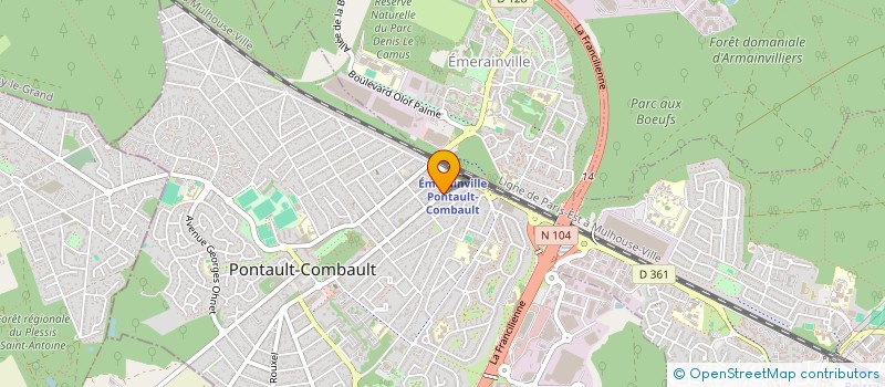 localisation de l'entreprise SARL GRIGNE à PONTAULT-COMBAULT