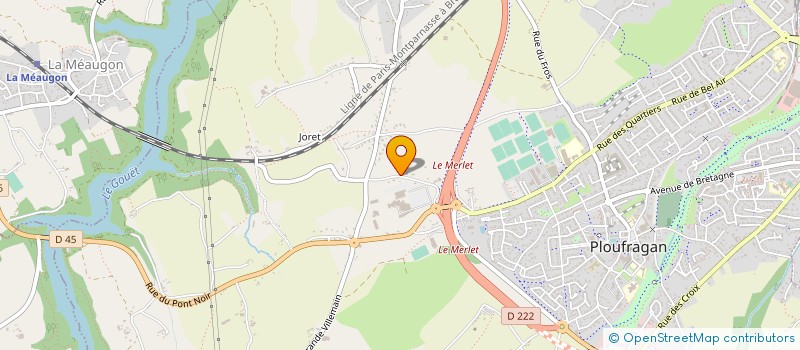 localisation de l'entreprise SARL GRILLI - MELIARD à PLOUFRAGAN