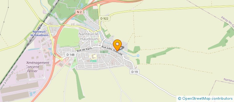 localisation de l'entreprise SARL GRIMBERT FRERES  NANTEUIL-LE-HAUDOUIN