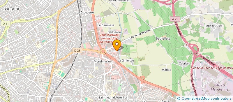 localisation de l'entreprise SARL GRIOU à BEZIERS