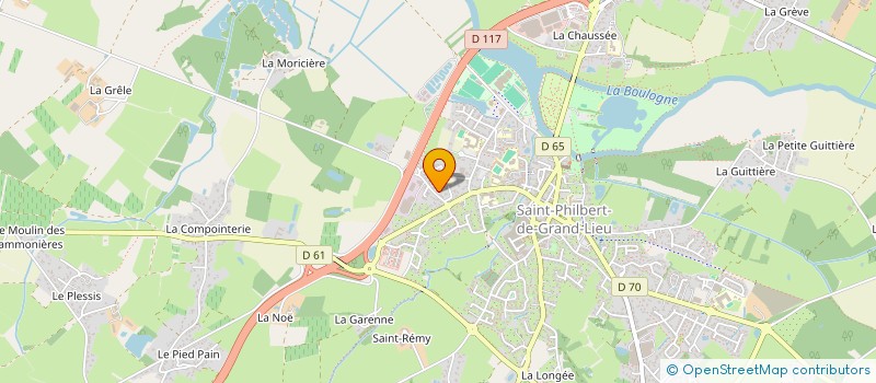localisation de l'entreprise SARL GRIVET  SAINT-PHILBERT-DE-GRAND-LIEU