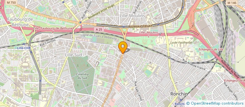 localisation de l'entreprise SARL GRIZOU à LILLE