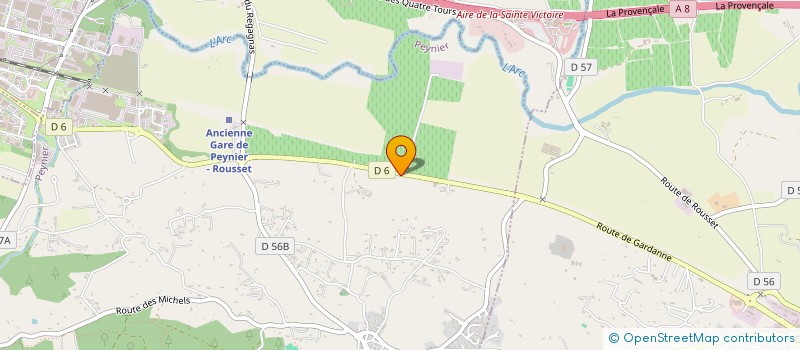 localisation de l'entreprise SARL GROSJEAN à ROUSSET