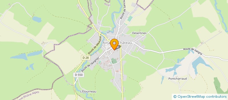 localisation de l'entreprise SARL GROULIER PENAULT à AINAY-LE-CHATEAU