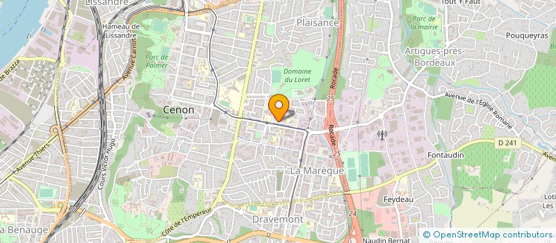 localisation de l'entreprise SARL GROUP'EUROPE FINANCE FRANCE à CENON