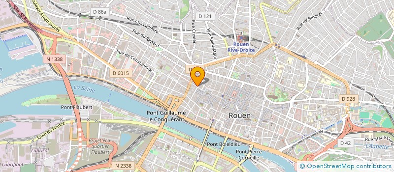 localisation de l'entreprise SARL GROUPE 3 ARCHITECTES à ROUEN