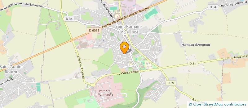 localisation de l'entreprise SARL GROUPE AHMES à SAINT-ROMAIN-DE-COLBOSC
