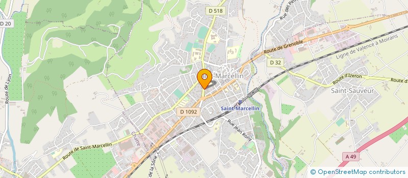 localisation de l'entreprise SARL GROUPE BATIR PLUS à SAINT-MARCELLIN