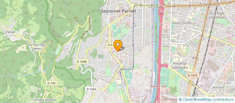 localisation de l'entreprise SARL GROUPE CADDIF à SEYSSINET-PARISET