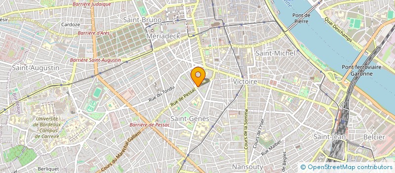 localisation de l'entreprise SARL GROUPE D.E.H.-BM CONSEIL  BORDEAUX
