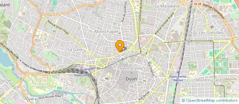 localisation de l'entreprise SARL GROUPE E.T.  DIJON