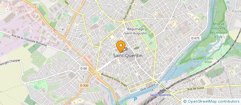 localisation de l'entreprise SARL GROUPE FRANCE ASSUR à SAINT-QUENTIN