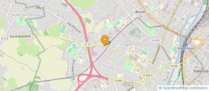 localisation de l'entreprise SARL GROUPE HAINAUT SANTE à VALENCIENNES