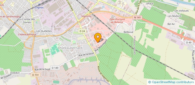 localisation de l'entreprise SARL GROUPE HOMNIA à CHATEAUBERNARD