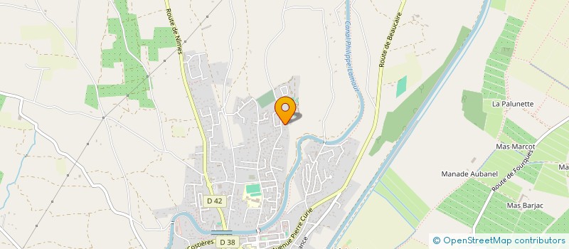 localisation de l'entreprise SARL GROUPE MIDI CONSTRUCTION  SAINT-GILLES