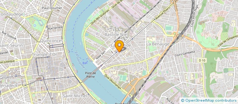 localisation de l'entreprise SARL GROUPE OSATEL à BORDEAUX