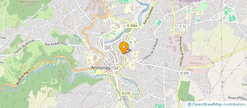 localisation de l'entreprise SARL GROUPE RECLUBATI ALPIN à ANNONAY