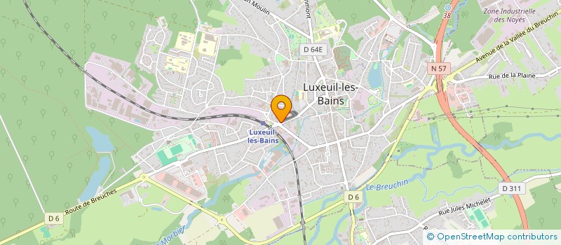 localisation de l'entreprise SARL GROUPE SALNEUVE CONSTRUCTEURS ASSOC à LUXEUIL-LES-BAINS