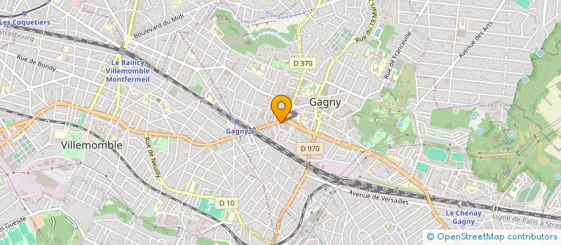 localisation de l'entreprise SARL GROUPE SERVICE GARAGE RAPIDE à GAGNY