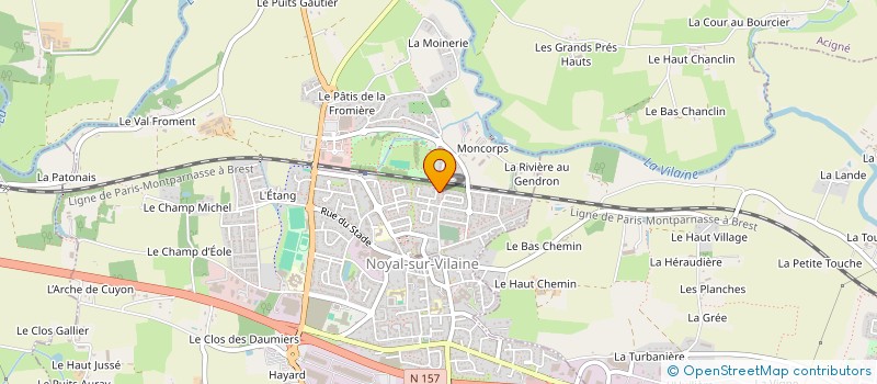 localisation de l'entreprise SARL GROUPE SOBHI SPORT  NOYAL-SUR-VILAINE