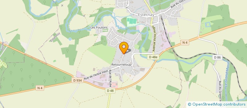 localisation de l'entreprise SARL GROUPE SYSTEM à ESTERNAY