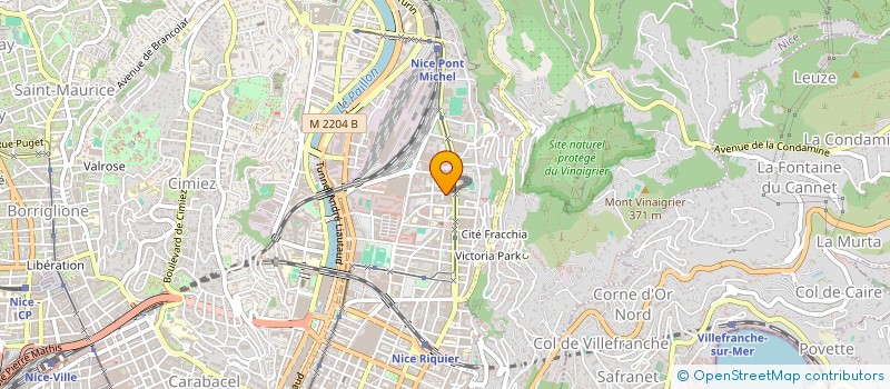 localisation de l'entreprise SARL GROUPEMENT BATIMENT à NICE